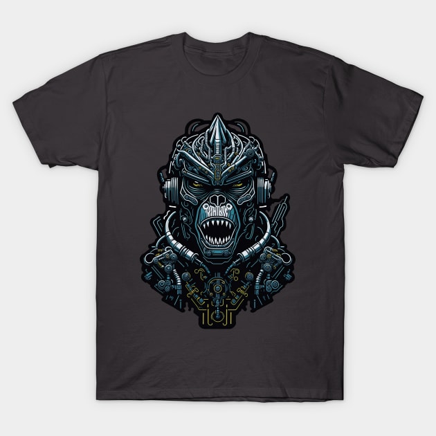 Techno Apes S02 D11 T-Shirt by Houerd